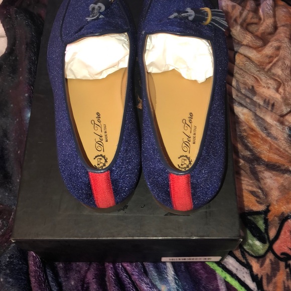 Black Velvet Italian Loafer with Black Tassel - Picture 3 of 5